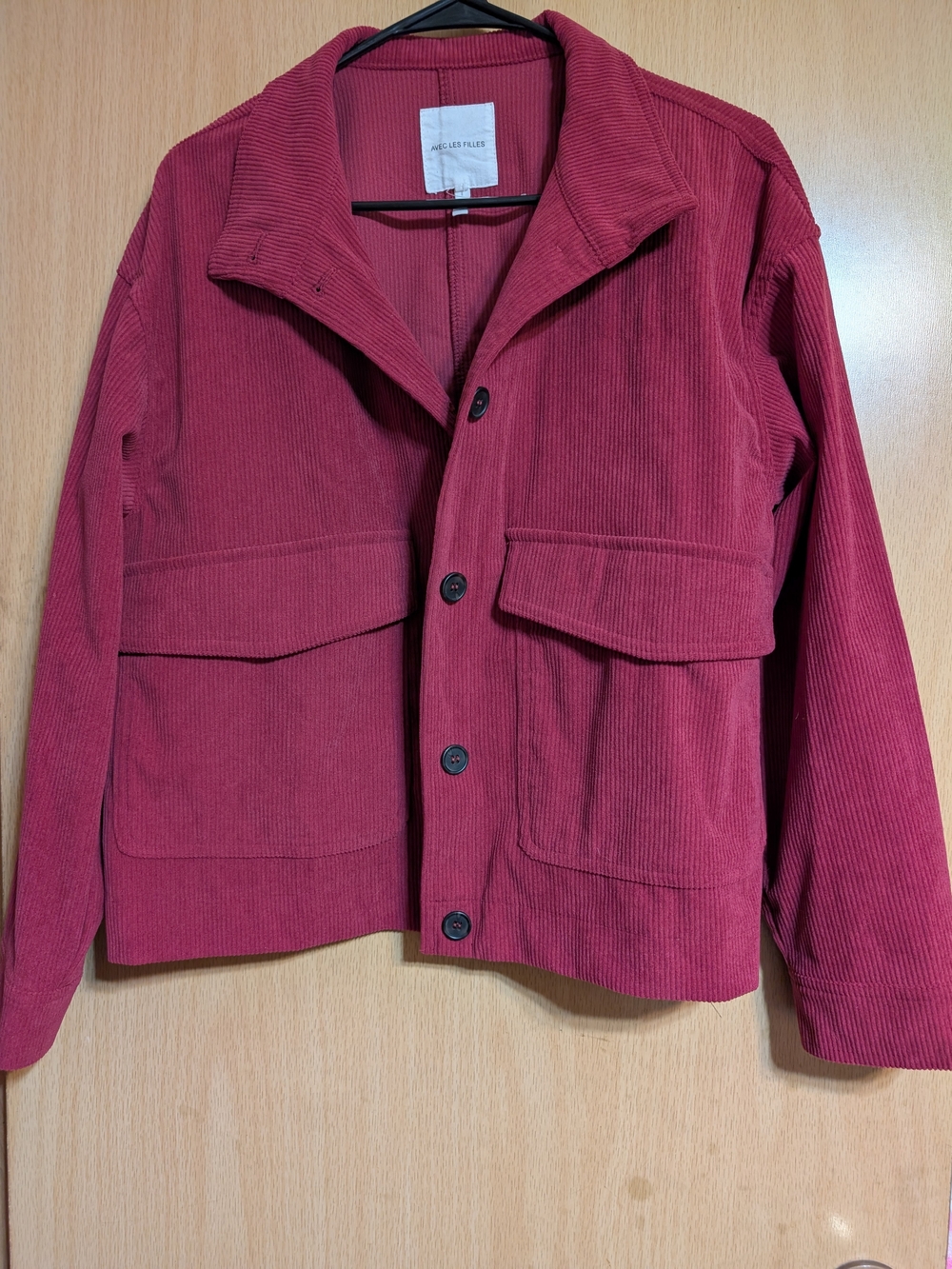 Avec Les Filles Corduroy Jacket - Rose